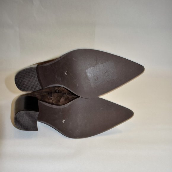 New! JEFFREY CAMPBELL Jolena Western Bootie Brown Suede Size 10 DD294 - Picture 6 of 7